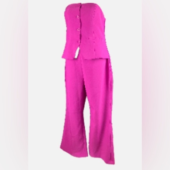 Nasty Gal Bustier Tailored Jumpsuit - Picture 3 of 9